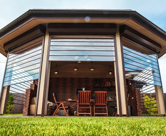 Прозрачные рольставни в Беслане